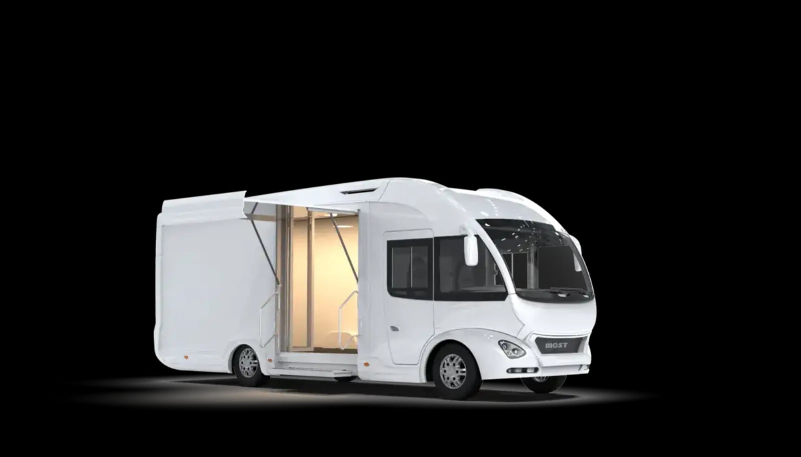 FUTURIA Boxx, Infomobil mit 2,2 m Stehhöhe
