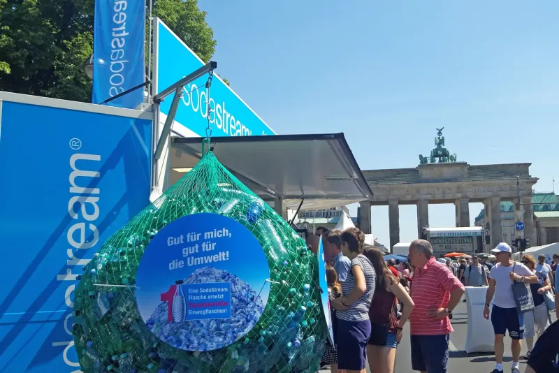 Roadshow mit “Waterchallenge”, Roadshow mit der „Waterchallenge“