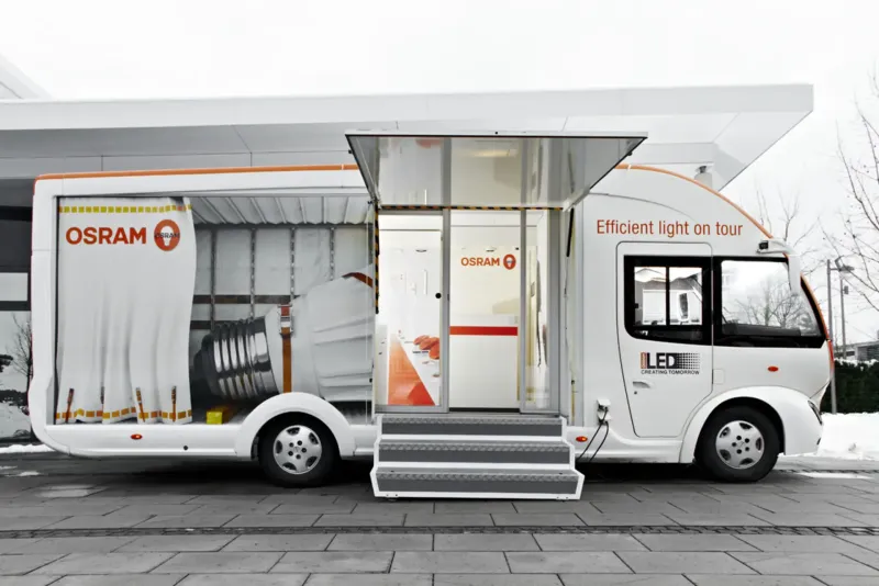 OSRAM-Rexel Hospitality Lighting Roadshow, Mit „Lichtgeschwindigkeit“ durch Europa