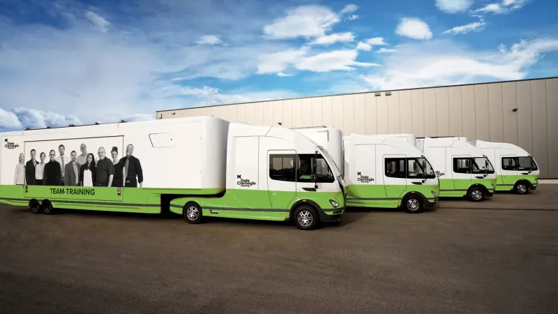 Dale Carnegie Training vor Ort, Ein mobiler Seminarraum kommt zum Arbeitsplatz