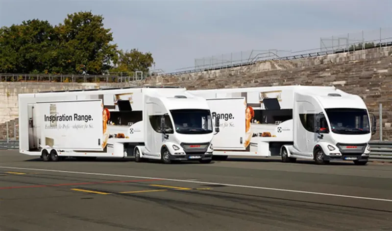 Electrolux, Die Inspiration Range Tour mit futuristischen Trucks