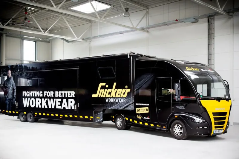 Hultafors Group on tour, Die Hultafors Group tourt mit eindrucksvollem Showtruck durch Europa