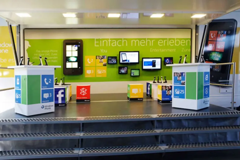 Microsoft Windows-Phone, Erlebe es! — Microsoft geht mit Windows-Phone-Truck auf Tour